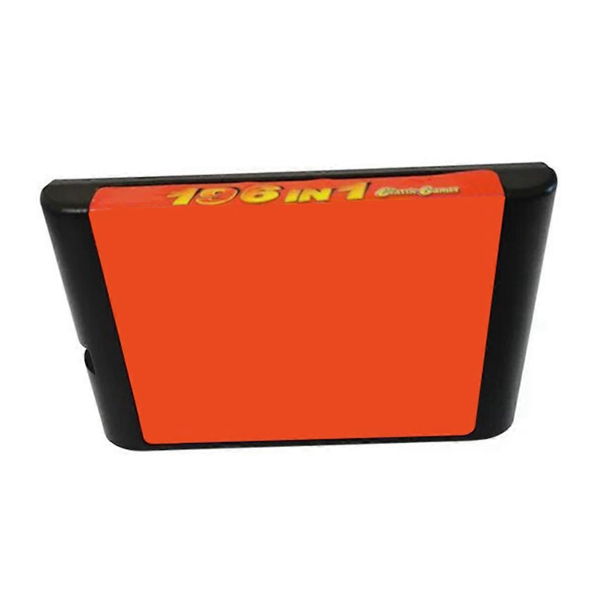 16 BIT Game Card - 196 in 1 Classic Collections Multicart voor Drive Console Zwart