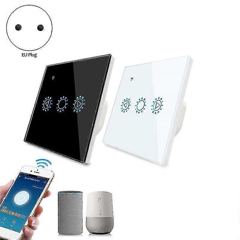 Tuya Smart Life Led Dimmer Switch Wifi Smart Light Touch Switch Dimming Compatible avec pour Google H