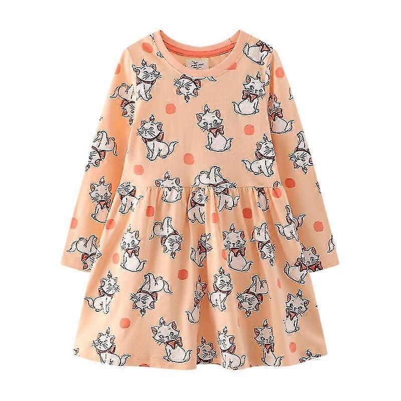 Christmas Girls Dresses Embroidery Deer Santa Claus Fashion Toddler Kids Clothes Hot Selling Long Sleeve Costume,T7401