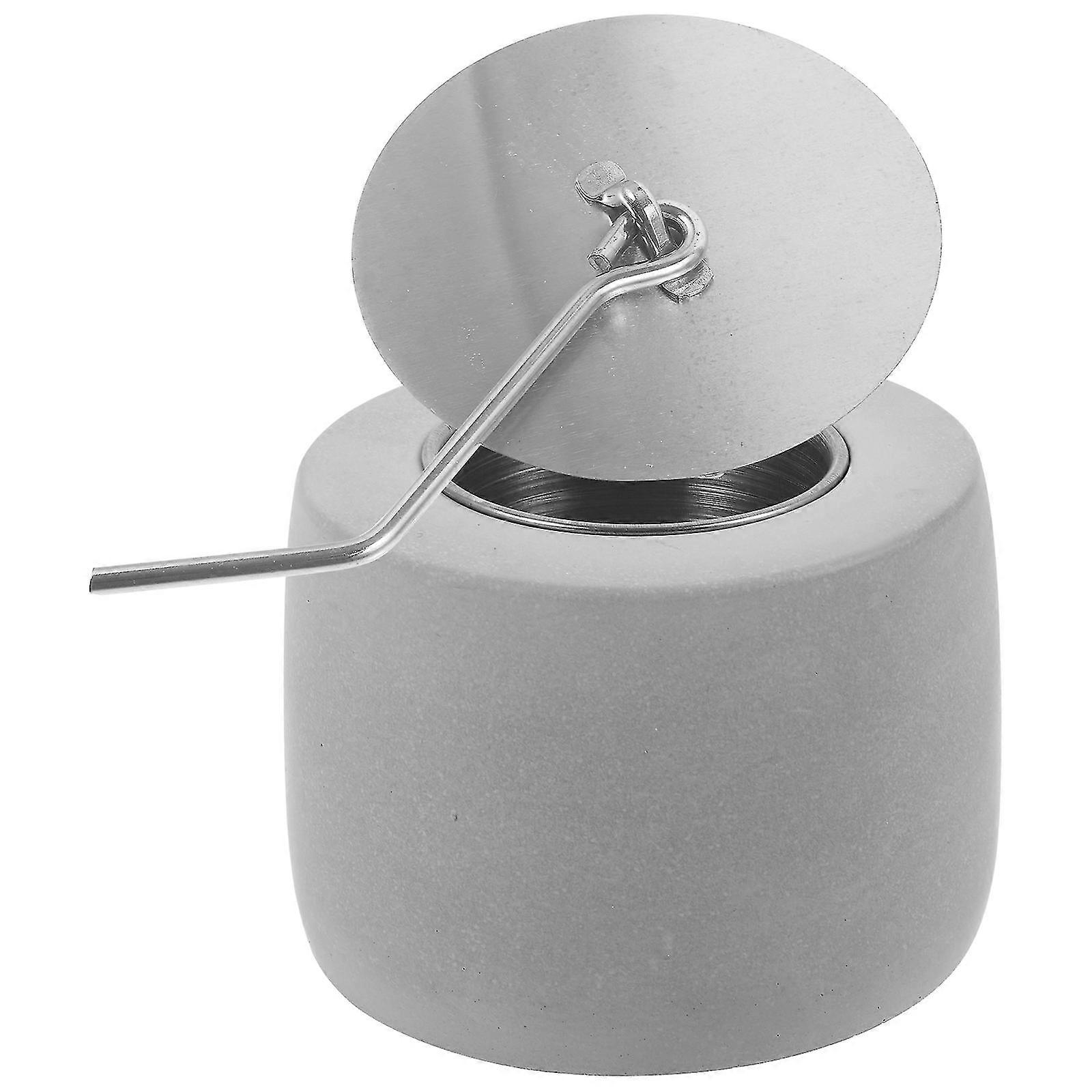 Tabletop Fire Pit Mini Fire Pit Table Top Firepit Concrete Firepit Tabletop Concrete Firepit Zekai