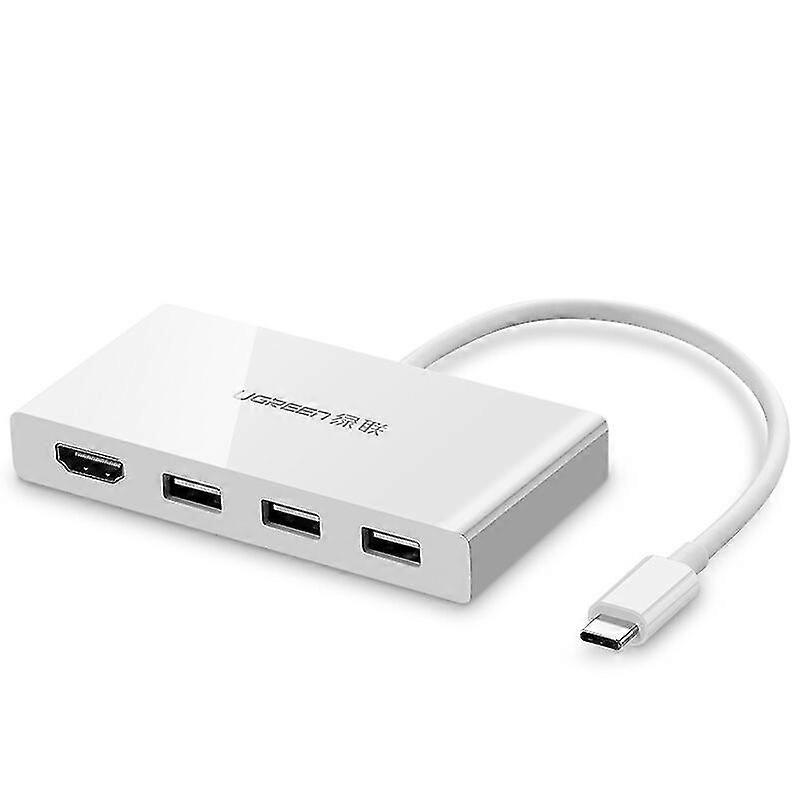 4in1 Usb-c With 3 3.0 Usb Slot, Hdmi Type-c Adapter Dp For Macbook Huawei P30