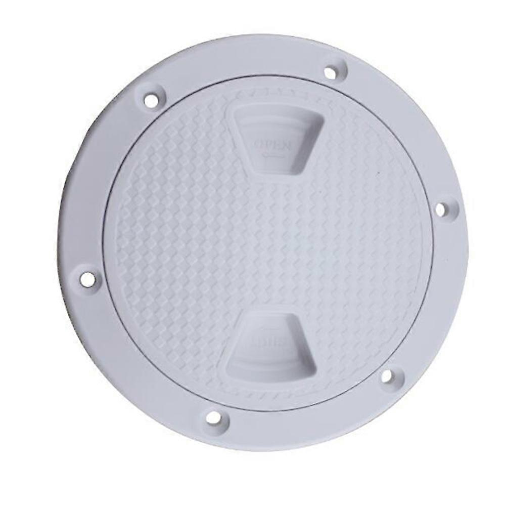 4 Inch Round Deck Cover Hatch Cover Inspection Cover Yacht Fishing Boat RV Anti-UV Plastic SEAFLO