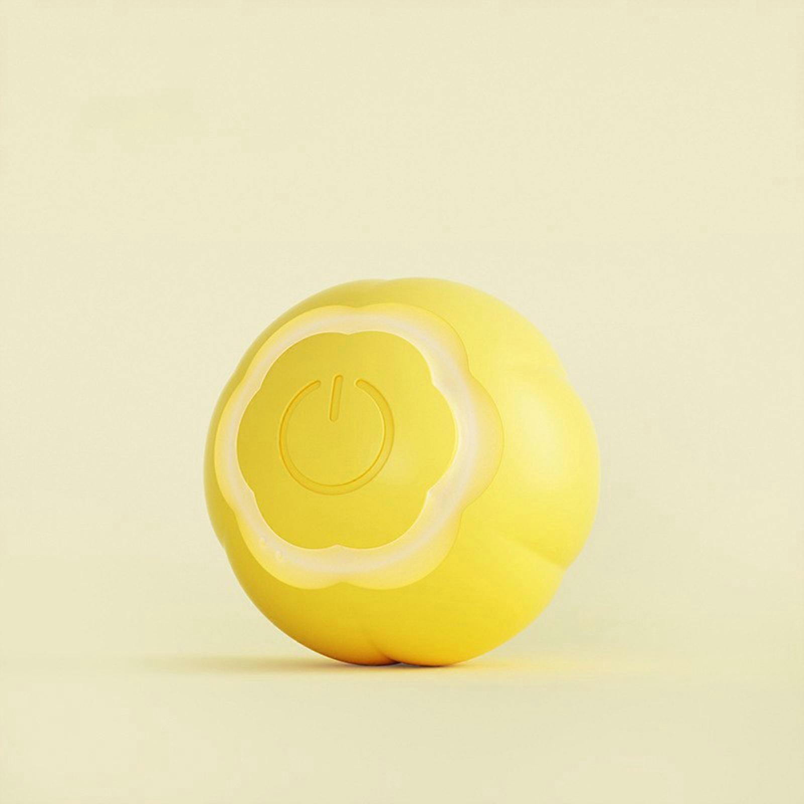 Interactive Cat Toy Ball, Cat Balls Automatic Moving Rolling Cat Toys for Indoor Cat Kitten, with 2 Modes, LED Rechargeable