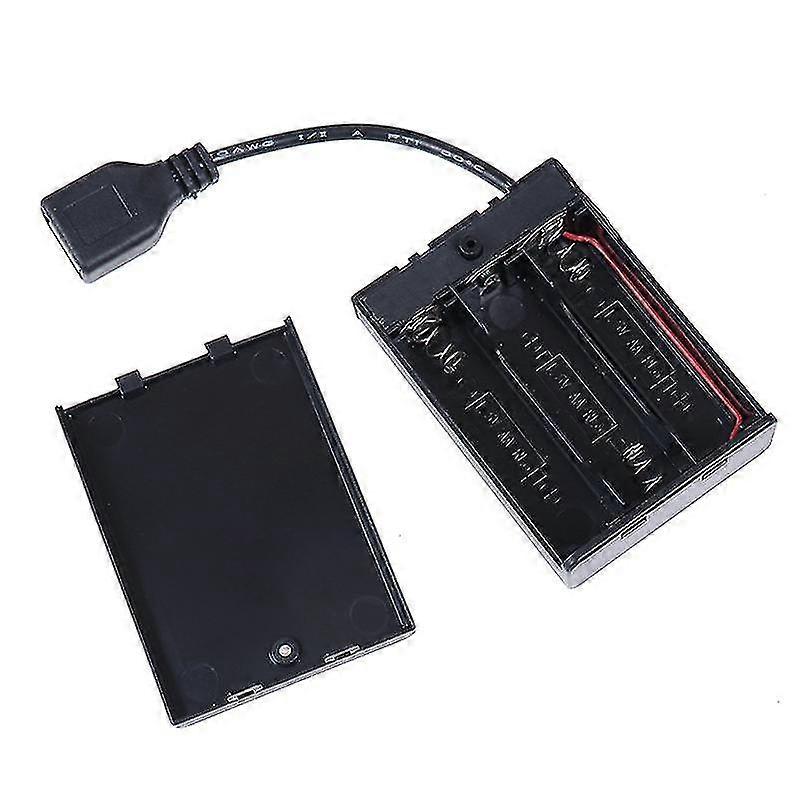 3*aa Battery Box With Usb Port For Building Block Led Light Kit With Switch