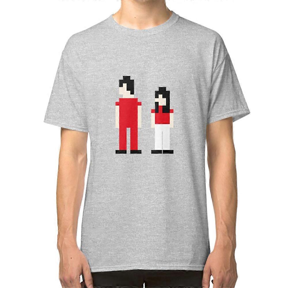 Le T-shirt White Stripes Pixel