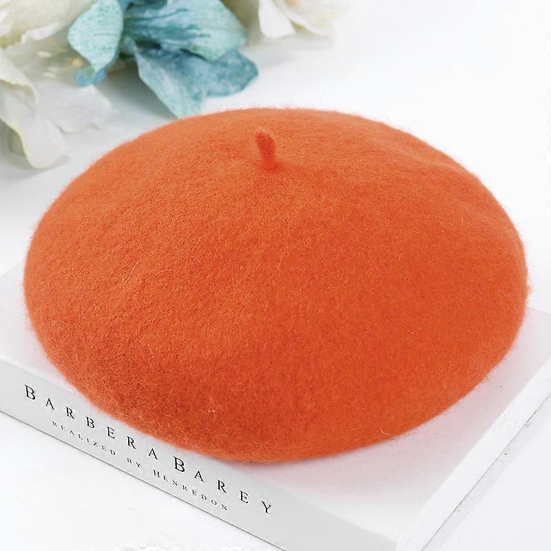 Breathable Wool Beret Hat for Fall Winter