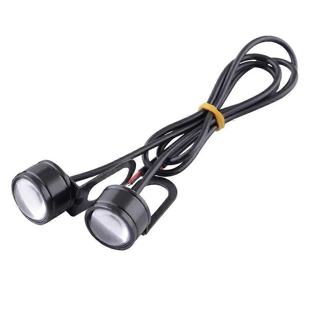2pcs Bright Driving Light Eagle Eye LED Reverse Backup Driving Light Motorcycle Fog Lamp Headlight Daytime Running Light