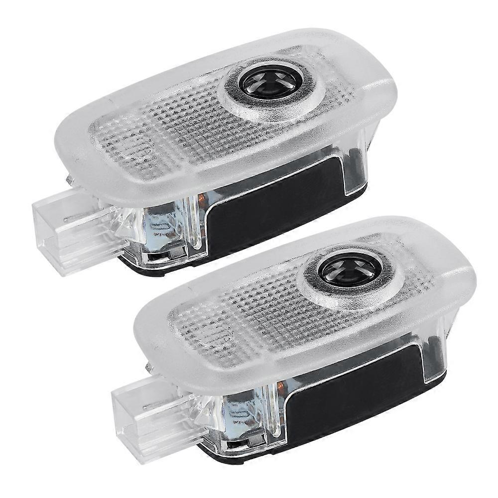car interior decoration 2PCS LED Car Door Smart AMG Badge Projector Welcome Light For Mercedes-Benz S Class W221 V Class W639 VITO Sprinter Auto Lamps
