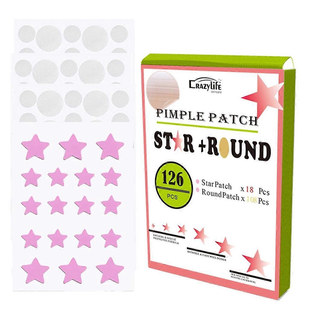 Acne Pimple Absorbing Cover Patches Translucent Matte Hydrocolloid Tea-Tree Oil