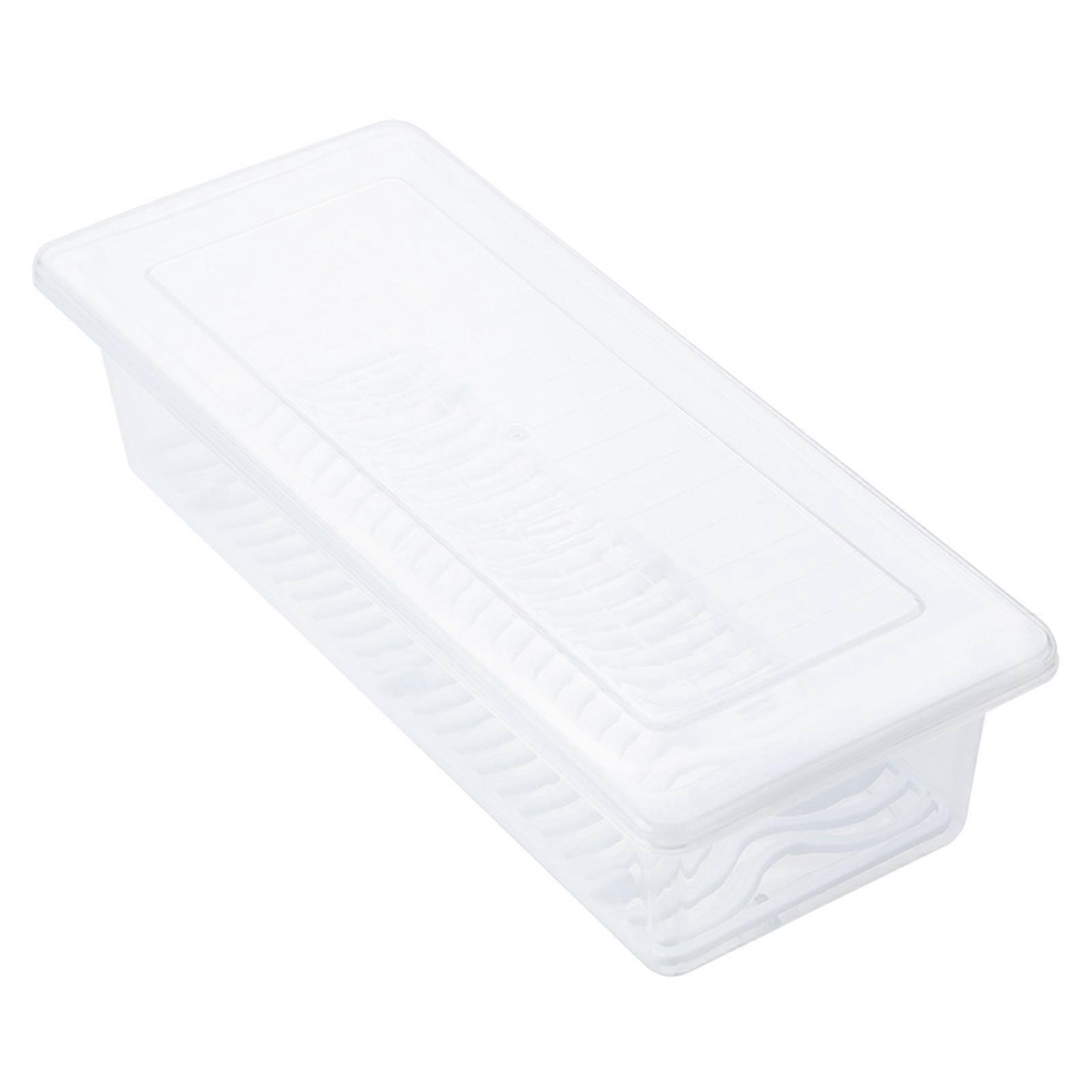 Stackable Fruit Storage Containers for Fridge Removable Drain Tray Containers