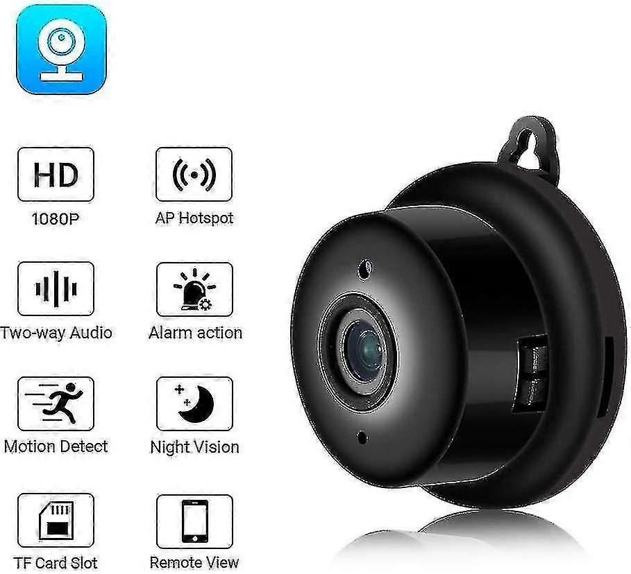 Mini Wireless Surveil Camera Wifi Wireless Surveil Camera 1080p Micro Camera ()