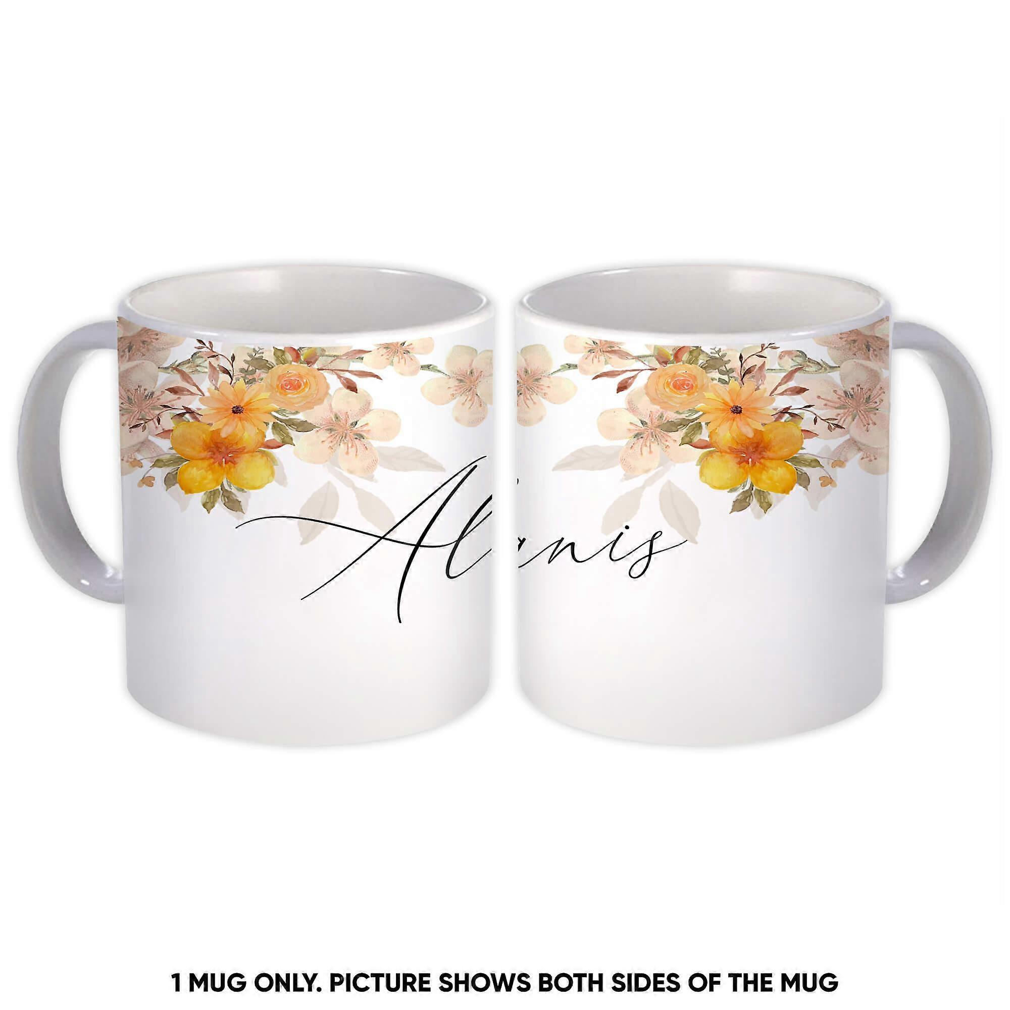Gåva Mugg: Boho Blommor Blommig