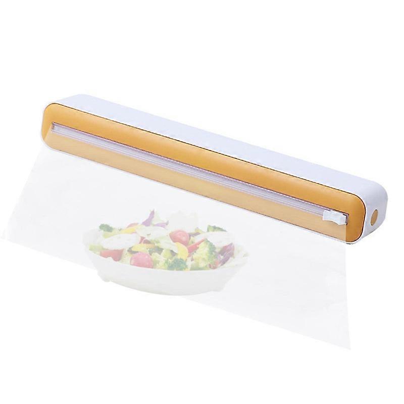 Plastic Wrap Dispenser 2 in 1 Foil Dispenser for Paper with Cutter