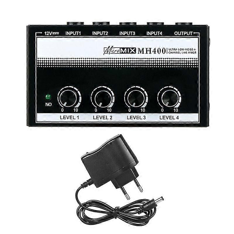 Lightweight And Compact Audio Mixer Metal Shell Resists Rust Easy To Carry