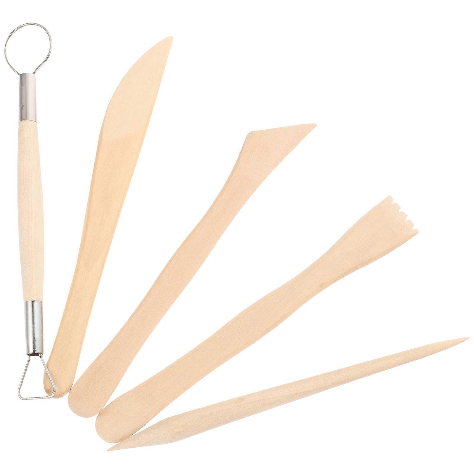 2 Sets of Professional Clay Tools Daily Use Clay Carving Tools Kids Sculpting Tools