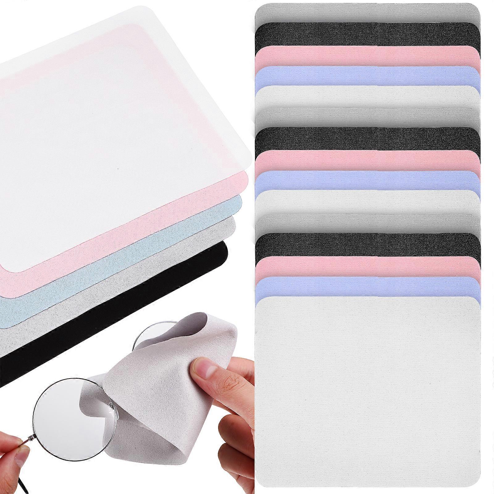 Kit de nettoyage pour lunettes, chiffon de nettoyage en microfibre, 20 pièces
