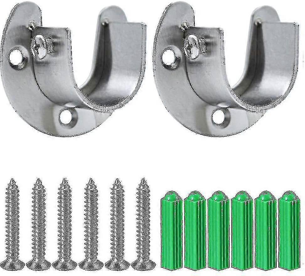 Round Pipe Bracket For Cabinet Pipe Rod