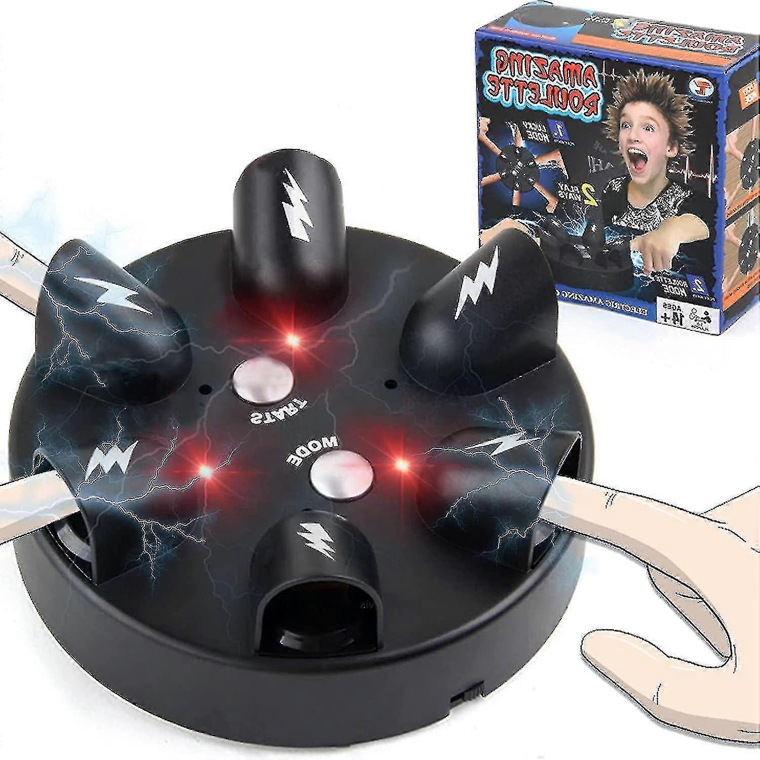 Shocking Roulette Lie Detector Electric Polygraph Test Finger Toy Party Game