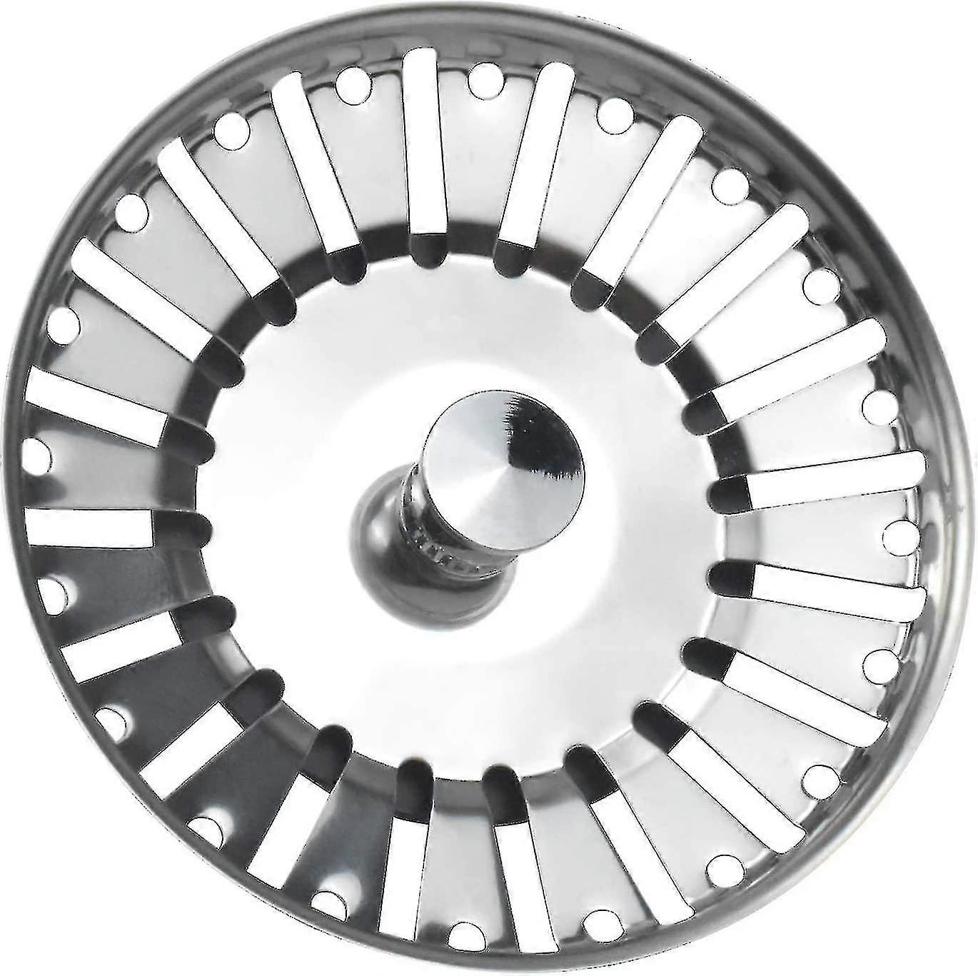 4 stk Vask Sil / vask Pluggpropp Vask Plugg Hull Kjøkken / bad Strainer 84mm diameter med kuleende, rustfritt stål