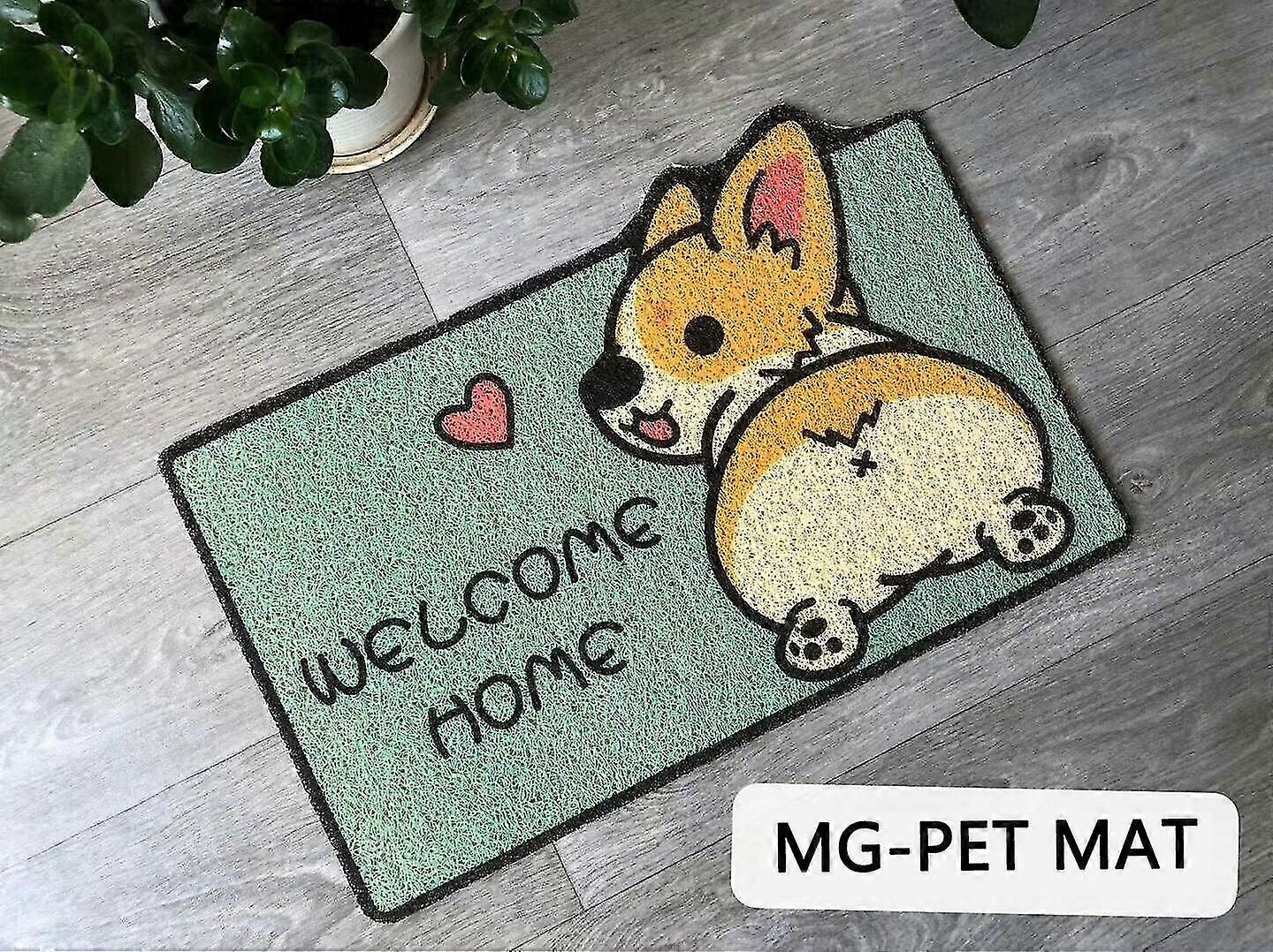 Bath Mat Non Slip Absorbent Shower Bath Rug Carpet Wire Ring