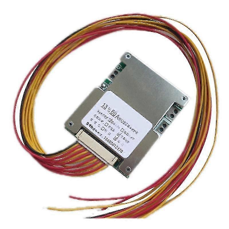 13s 48v 60a Battery Protection Board Electronics Li-ion Cell Battery Bms Pcb Equalizer Board Bms Board Module
