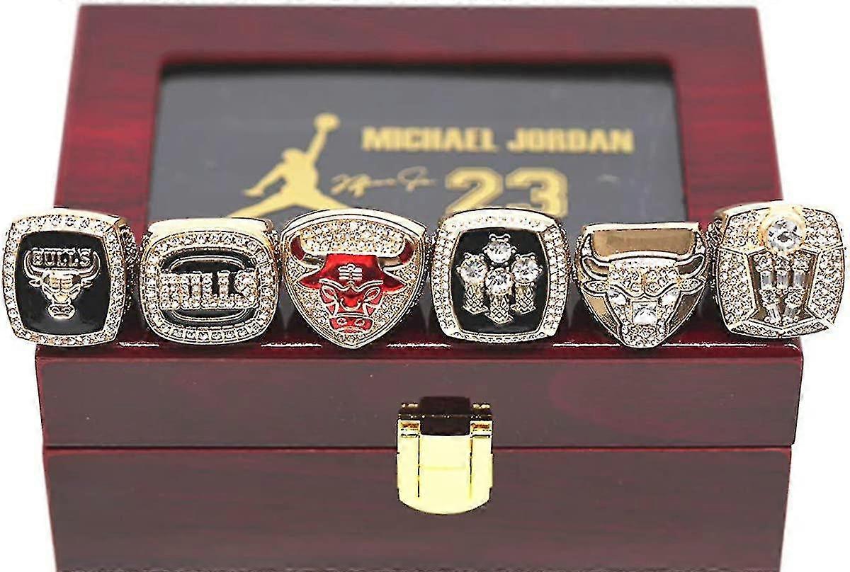 1991،1992،1993،1996،1997،1998 بطولة كرة السلة طبق الأصل الثيران حلقات البطل مجموعة مع صندوق هدايا للآباء الشباب أطفال رجال بنين 23 MVP