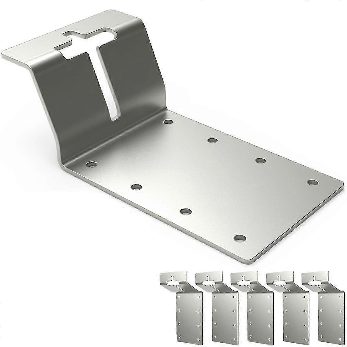 6 Pack -post Bracket 3inch (vertical) Post Mounting Bracket, Mounting Post Bracket For Signs, Plywo
