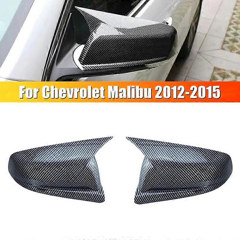 Car Rearview Side Mirror Cover Wing Cap Exterior Door Housing Shell Trim ABS Sticker for US 2012-2015,A