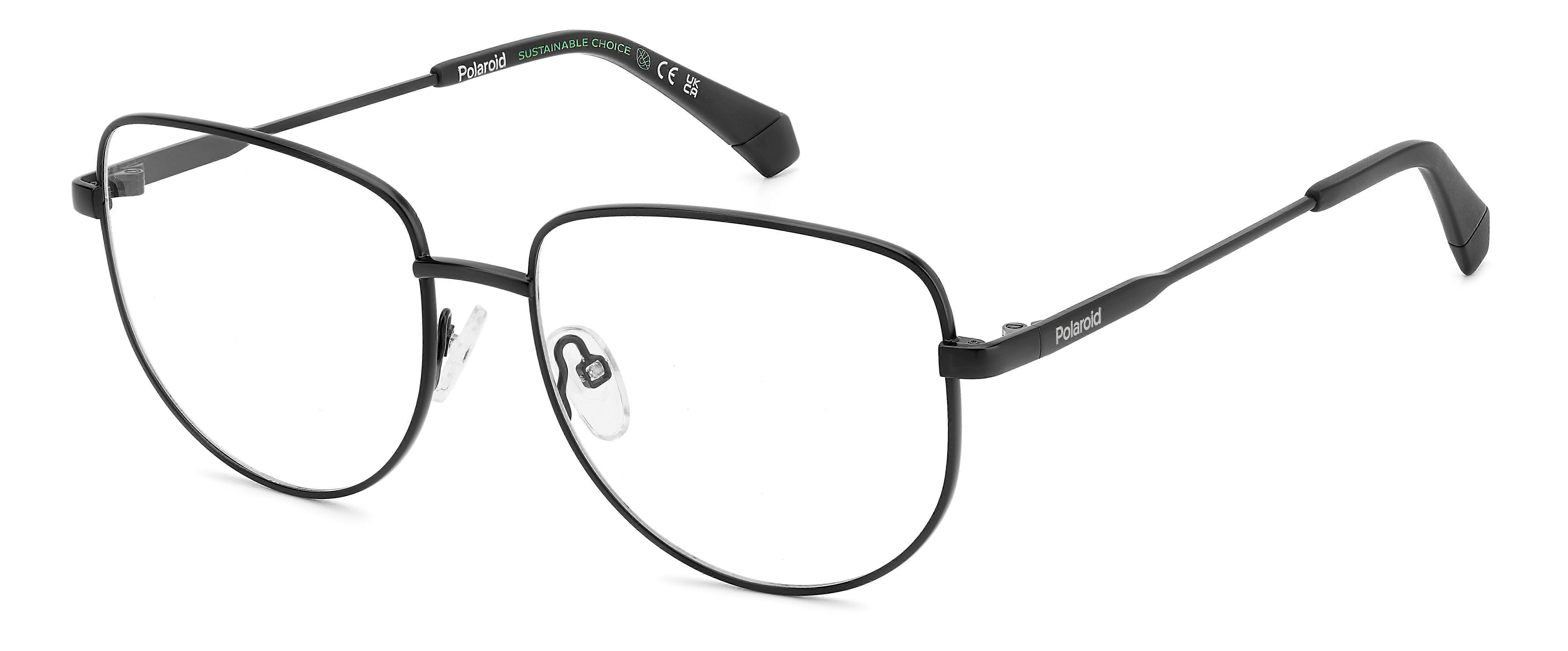 Eyewear Frames POLAROID PLD D531 003 MATTE BLACK 55/16/140 UNISEX