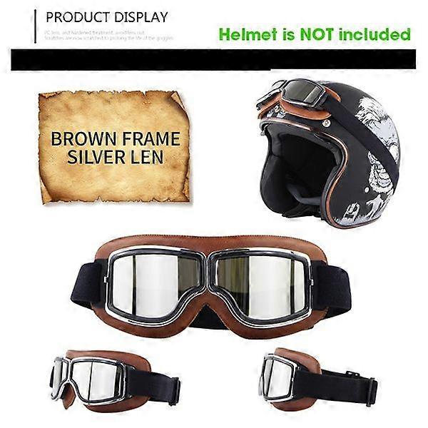 Retro Aviator Motorcycle Goggles