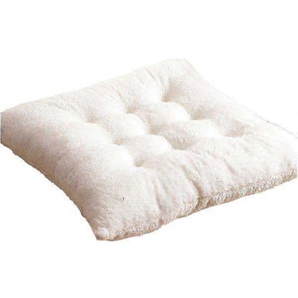 Plush Cushion-[Checkered] Off-white 40cm*40cm