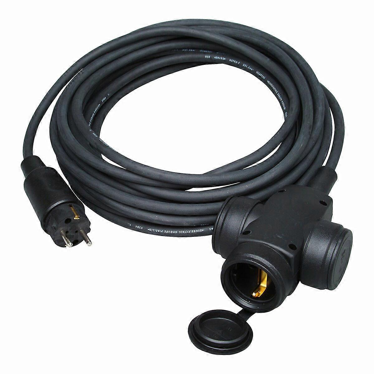 Rallonge Kopp H07RN-F Noir 10 m Triple Bipolaire