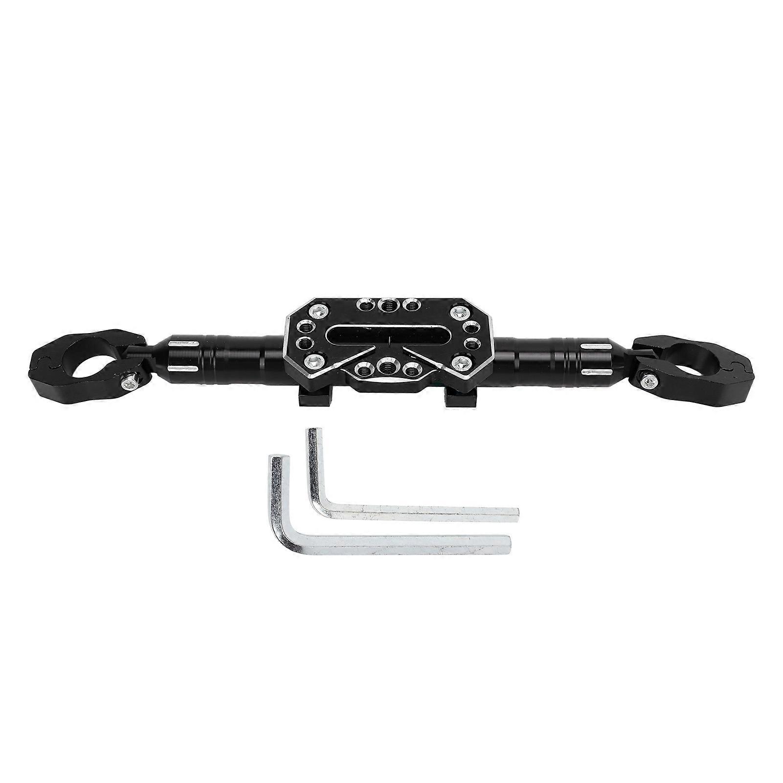 Motorcycle Multi Function Extension Rod CNC Technology Stable Easy Installation Handlebar Pressure Extension RodBlack