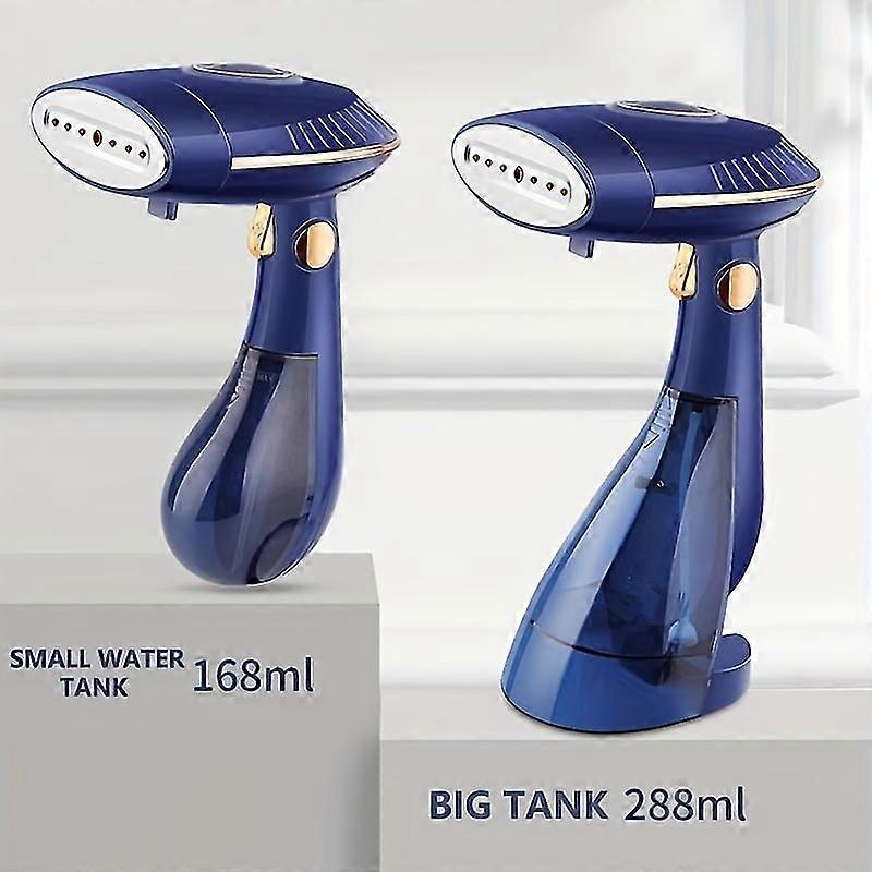 1pc Steamer For Clothes, Folding Electric Iron Wet And Dry Ironing Machine Large Water Tank Portable Handheld Hanging Ironing Machine Size Two Water T