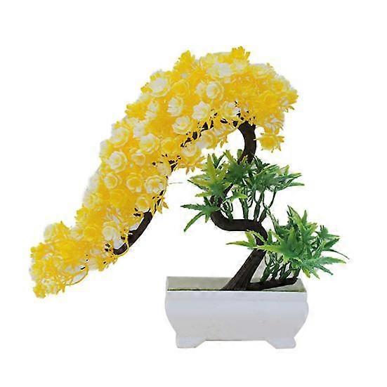 Artificial Flower Plant Tree Potted Bonsai Office Garden Party Desktop Ornament