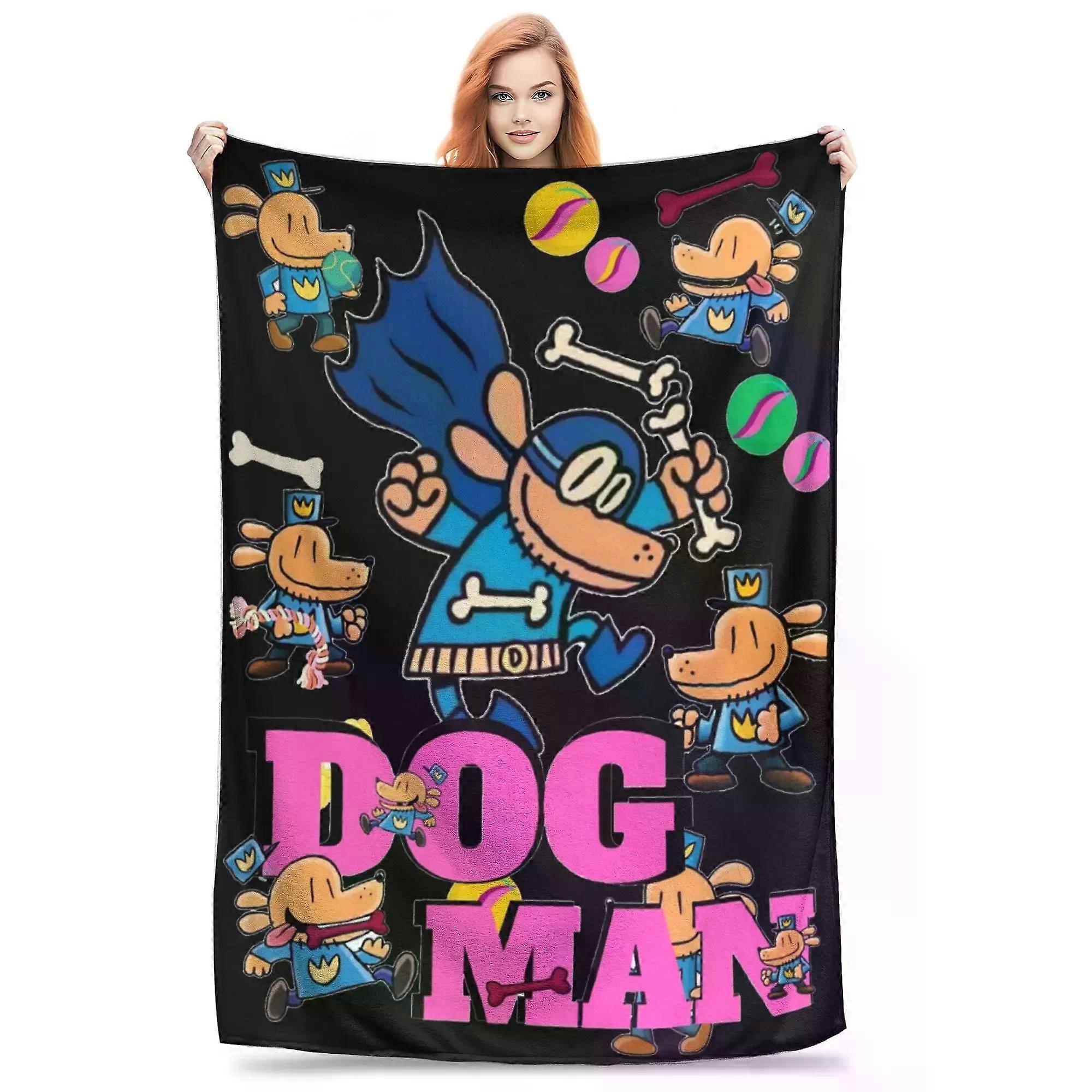 Dog Man Dogman 2025 Movie Blanket Multi-size Super Soft and Warm  Throw Blankets for Couch Sofa and Bed
