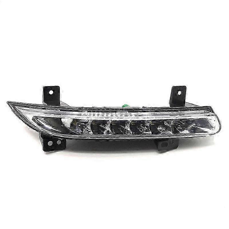 Car Front Left LED DRL Fog Light for Fluence 2014+ Auto Driving Lamp Daytime Running Light Bumper Lamp js