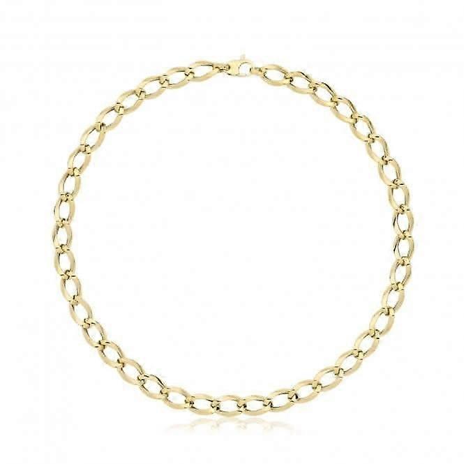 9ct Yellow Gold Hollow Necklace NK456