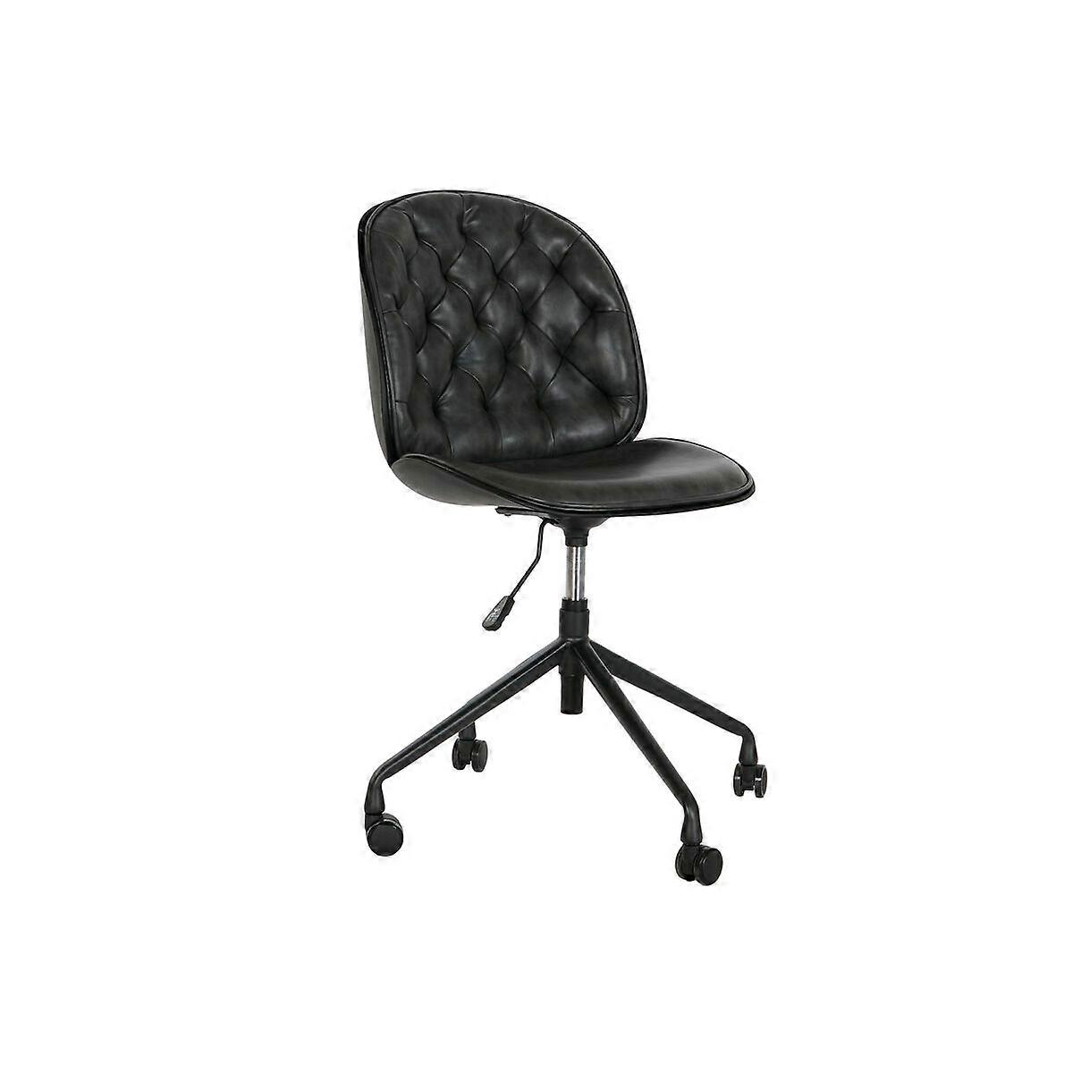 椅子 DKD 家居装饰 黑色 深灰色 47.5 x 57.5 x 83 厘米