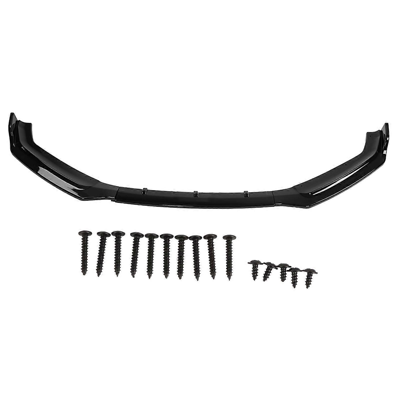 A5 B9 17-18 Gloss Black Duckbill Front Bumper Lip