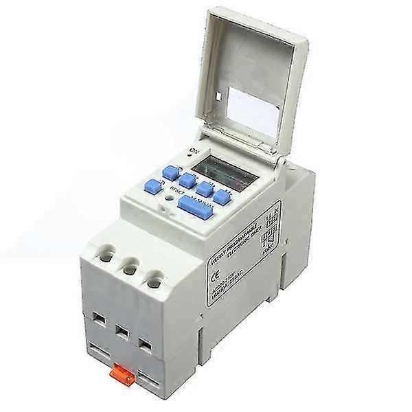 Rail Digital Programmable Timer Switch 220-240v 16a SZRH A-C
