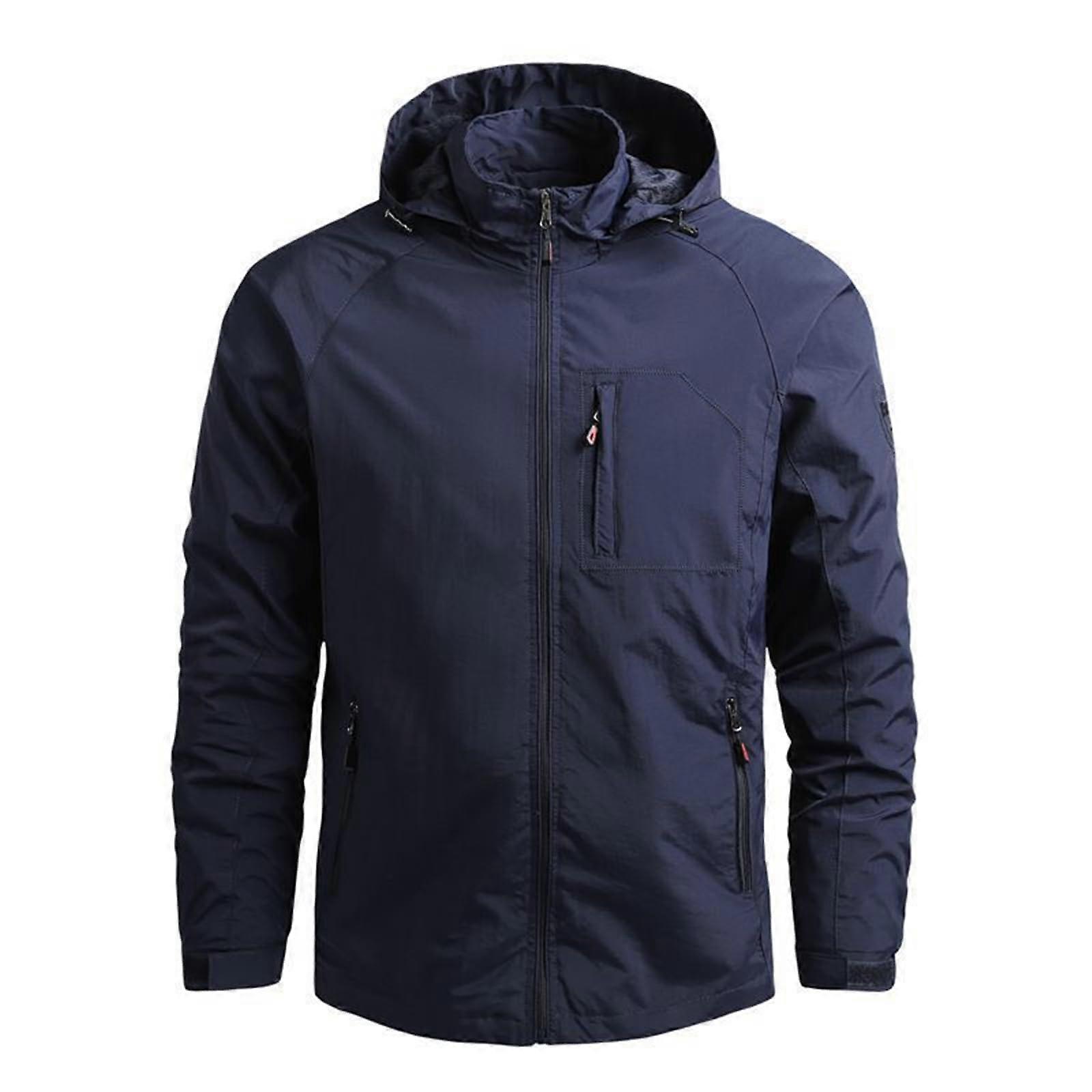 Packable Breathable Hooded Windproof Raincoat for Hiking