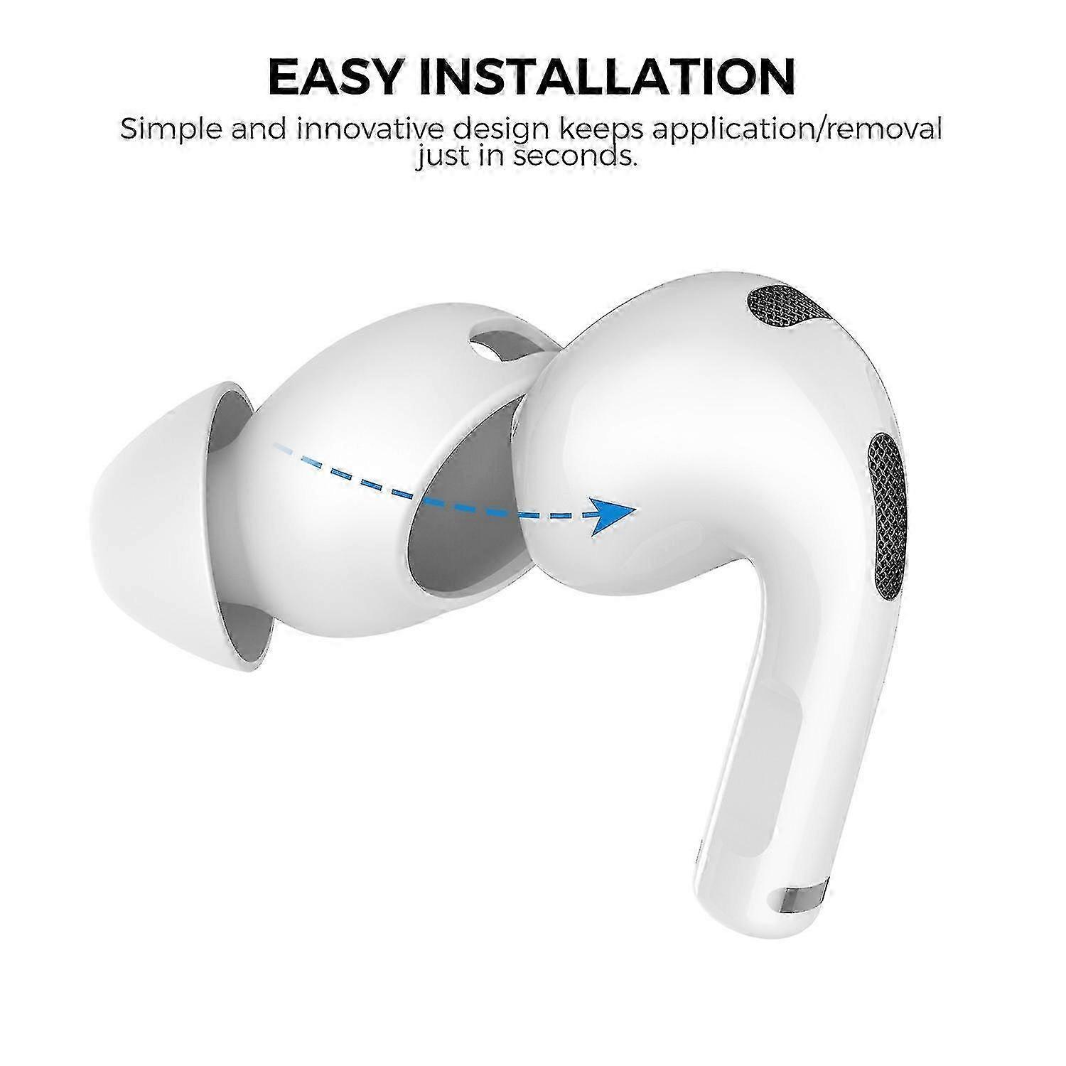 AirPods 3 Συμβουλές αυτιών σιλικόνης - 3 ζεύγη προστατευτικά καλύμματα