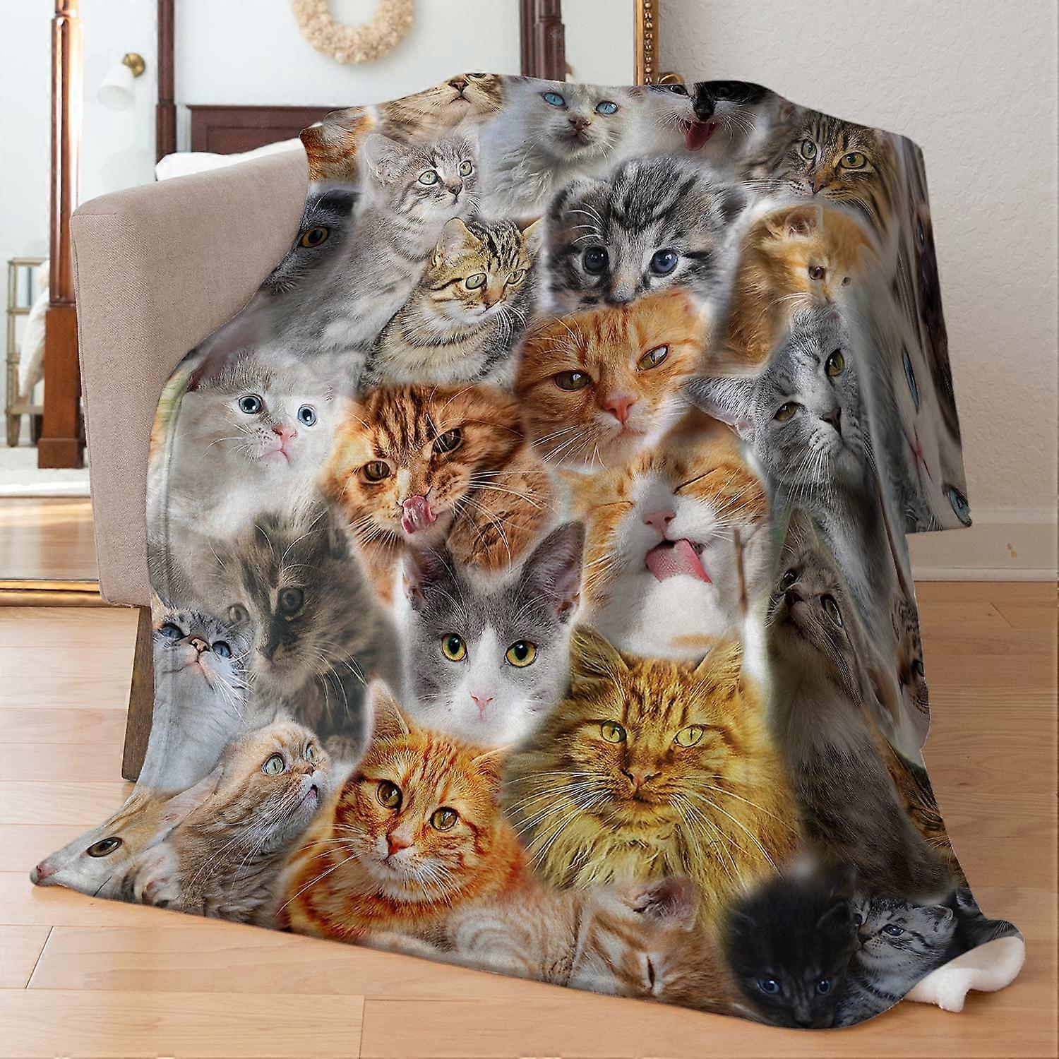 Fleece Fuzzy Soft Cozy Warm Plush for Blanket Bed 60 x 80 Inches