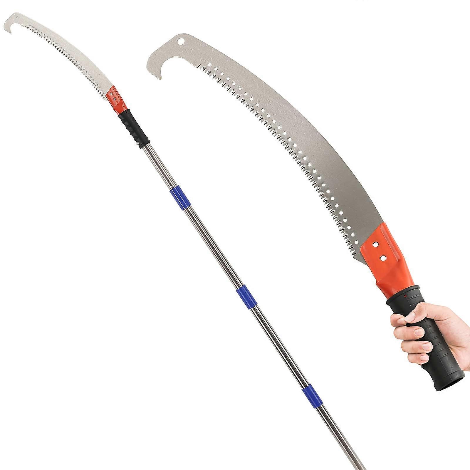 ft. high branch saw, super sharp, rust-proof, suitable for tree pruning, up to 10 feet high