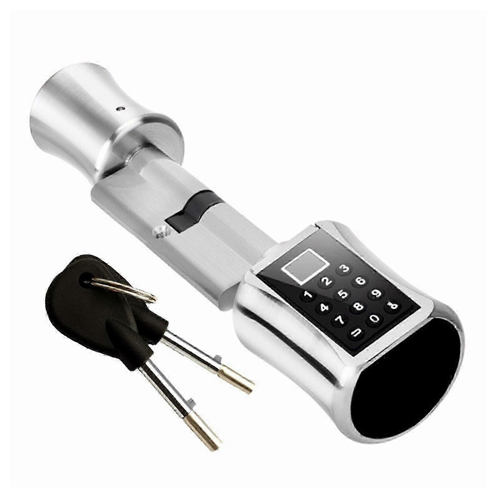 Fingerprint Password Key Smart Lock Cylinder for Various Door Types