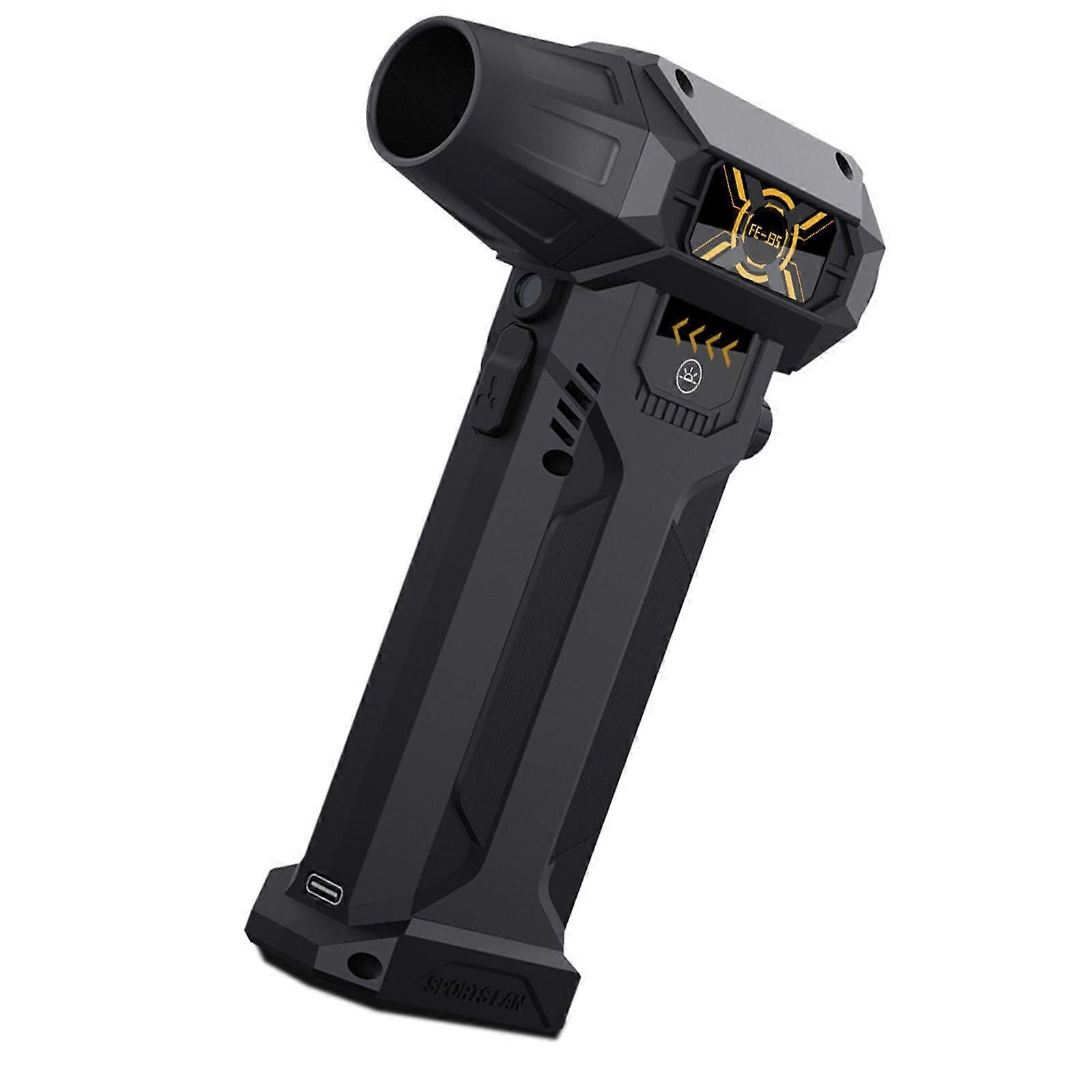 Air blower for electronics, auto detailing, rechargeable, with LED light, speed and lightweight