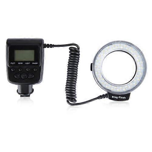 Flash prstenec Macro Ring Flash pour Canon/Nikon/Panasonic/Pentax RF-550D et 4 Anneaux diffuseurs
