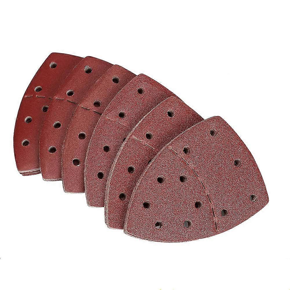 25pcs Mouse Sanding Sheets Triangle Sanding Paper Orbital Sander Pads Detail Discs Sandpaper Abrasive Paper For Bosch Sander,120