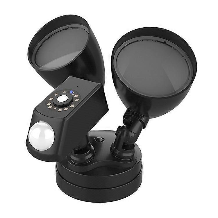20W LED Smart Sensor Outdoor Floodlight with 1080P Security Camera, 5000K White Light